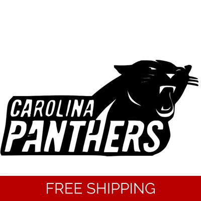 NFL Football Carolina Panthers die cut vinyl decal NFL Football Carolina Panthers die cut vinyl decal